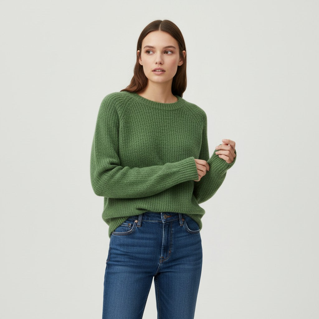 Vyana Collective Timeless Merino Wool Sweater-Vyana Collective
