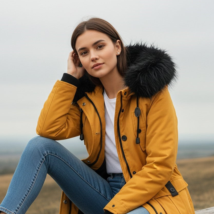 Vyana Collective - Ultra Cozy Women’s Winter Jacket-Vyana Collective