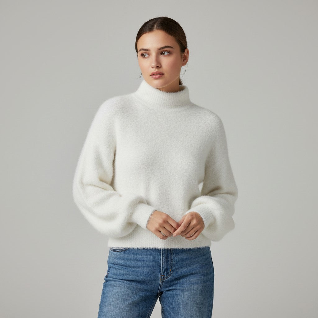 Vyana Collective Women’s Loose-Fit Knitted Sweater-Vyana Collective