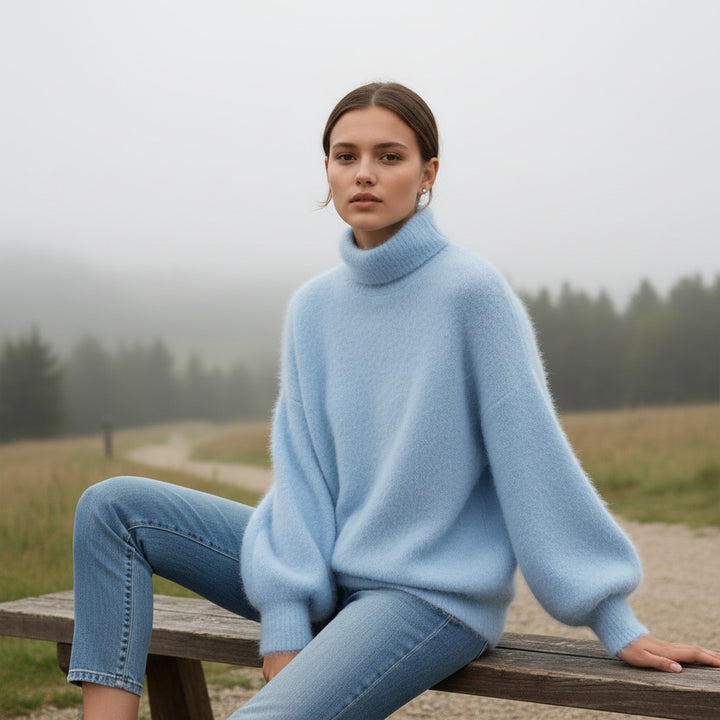 Vyana Collective Women’s Loose-Fit Knitted Sweater-Vyana Collective