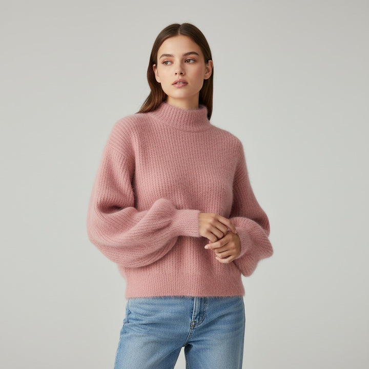 Vyana Collective Women’s Loose-Fit Knitted Sweater-Vyana Collective