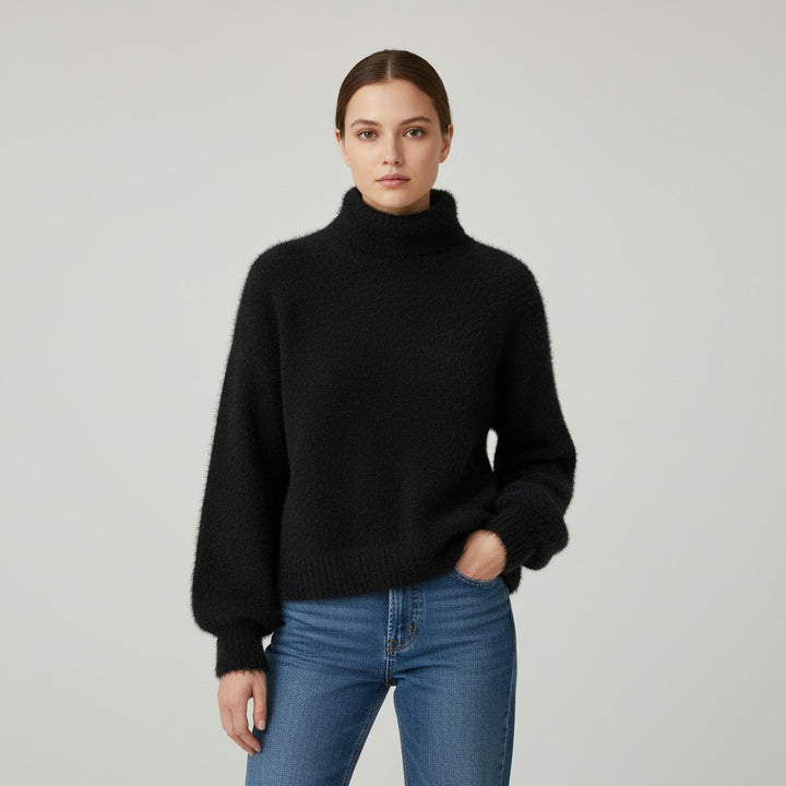Vyana Collective Women’s Loose-Fit Knitted Sweater-Vyana Collective