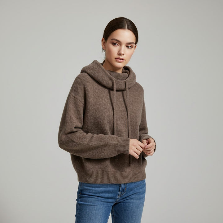 Vyana Collective Women’s Merino Turtleneck Sweater-Vyana Collective