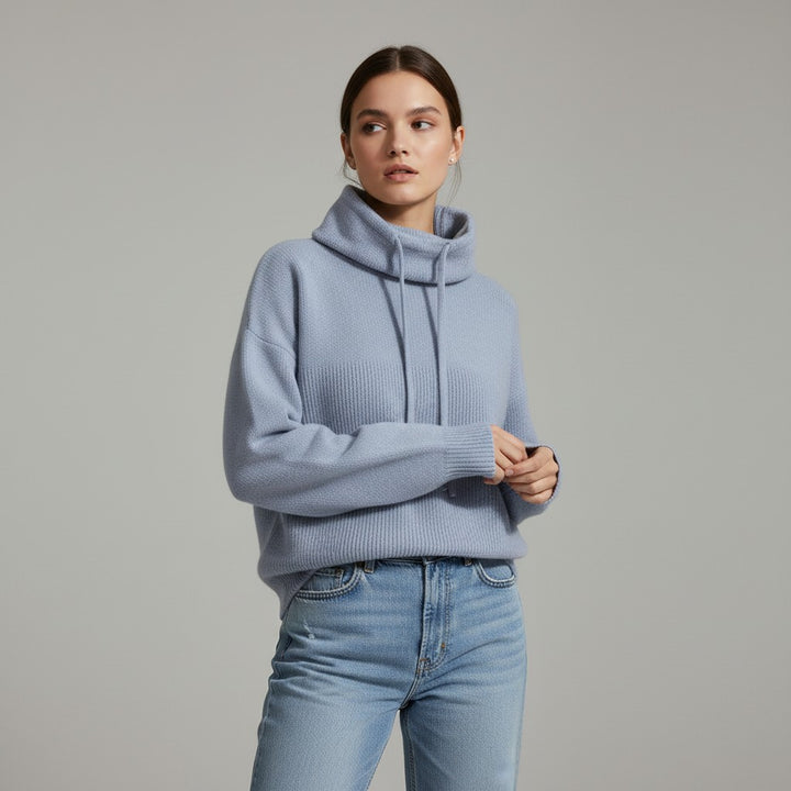 Vyana Collective Women’s Merino Turtleneck Sweater-Vyana Collective