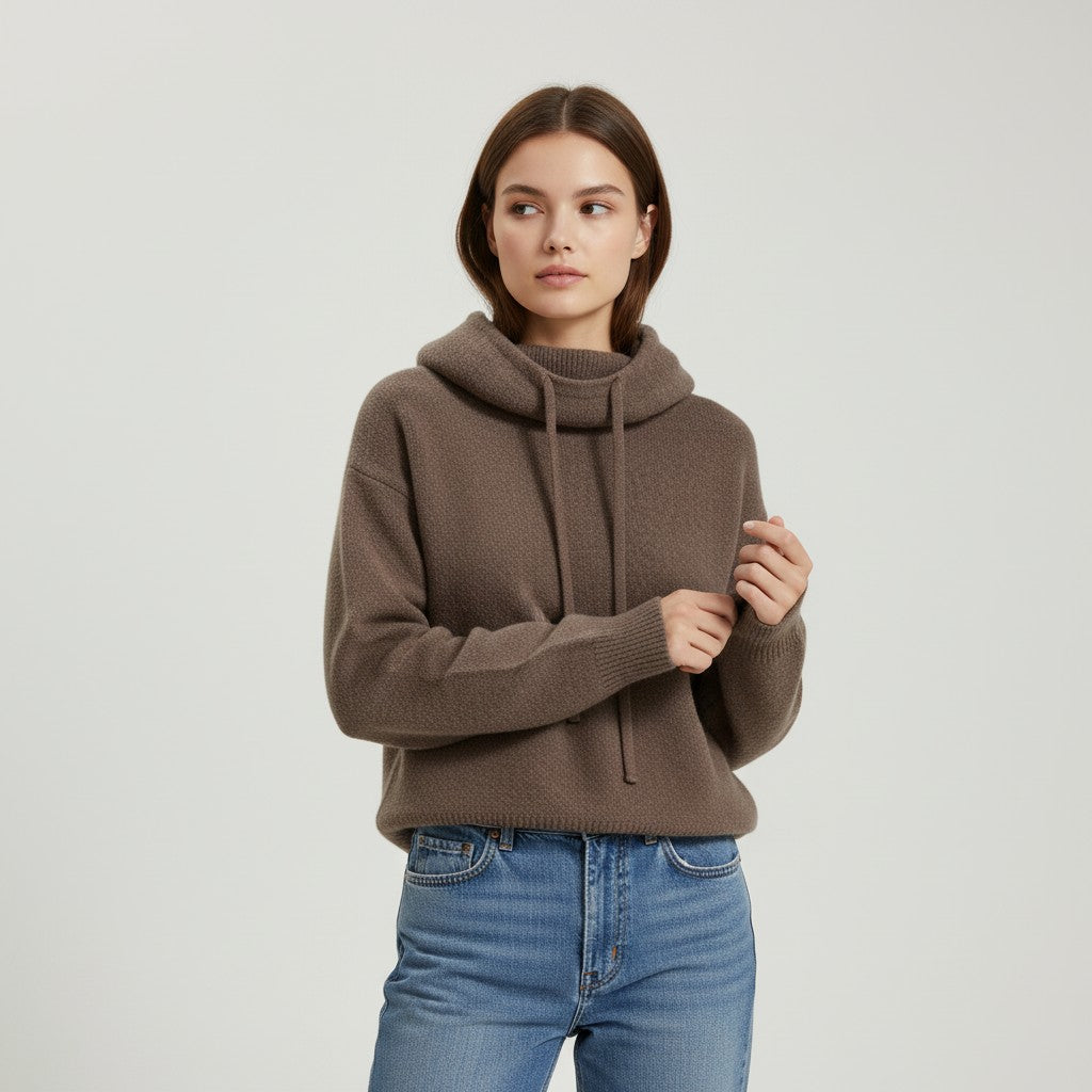 Vyana Collective Women’s Merino Turtleneck Sweater-Vyana Collective