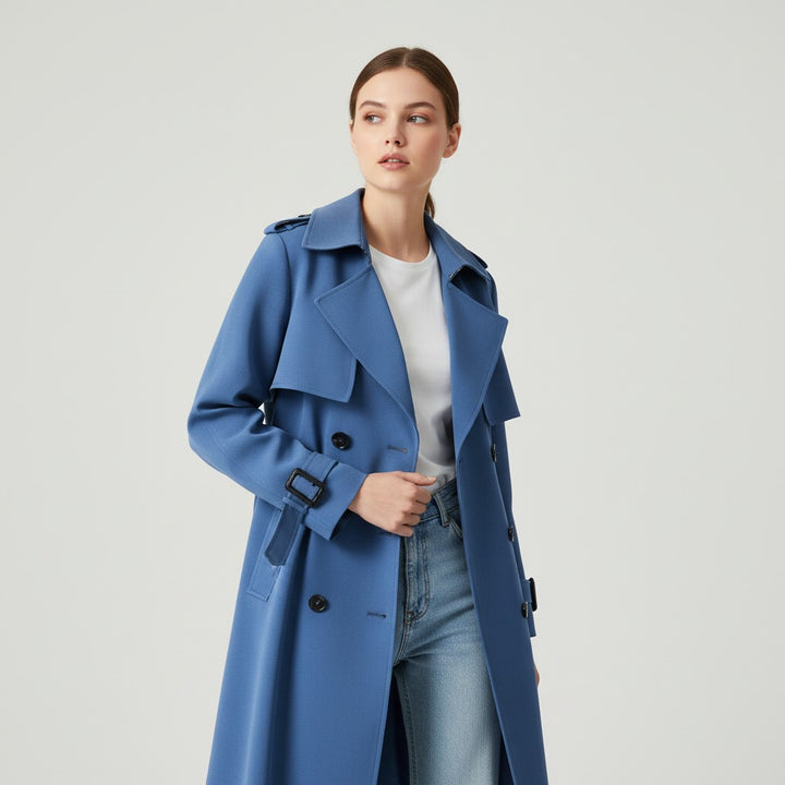 Vyana Collective Women’s Paige Trench Coat-Vyana Collective