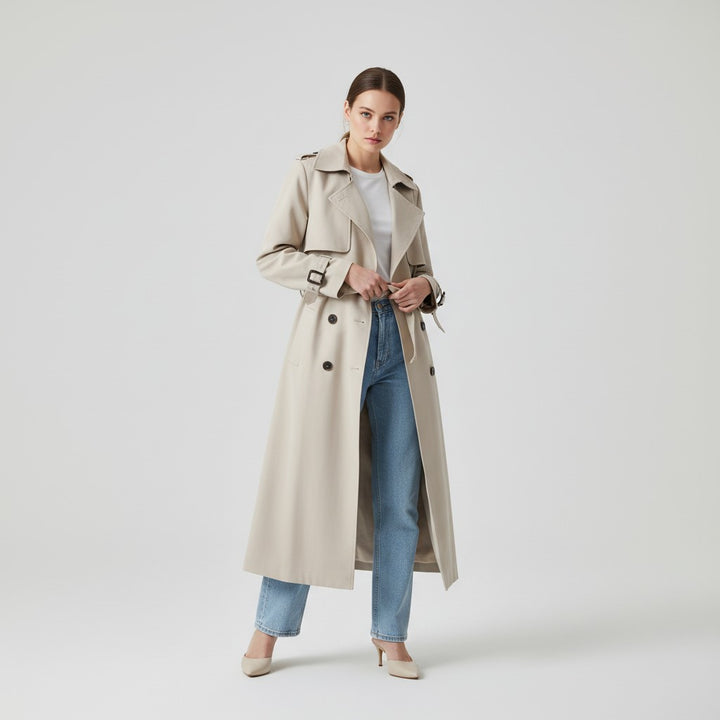 Vyana Collective Women’s Paige Trench Coat-Vyana Collective