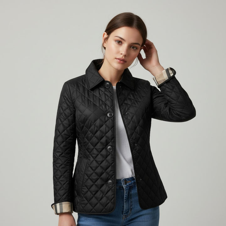 Vyana Collective Women’s Quilted Cotton Jacket-Vyana Collective