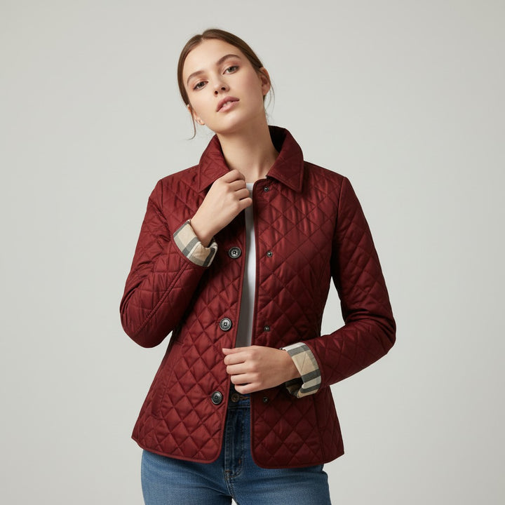 Vyana Collective Women’s Quilted Cotton Jacket-Vyana Collective
