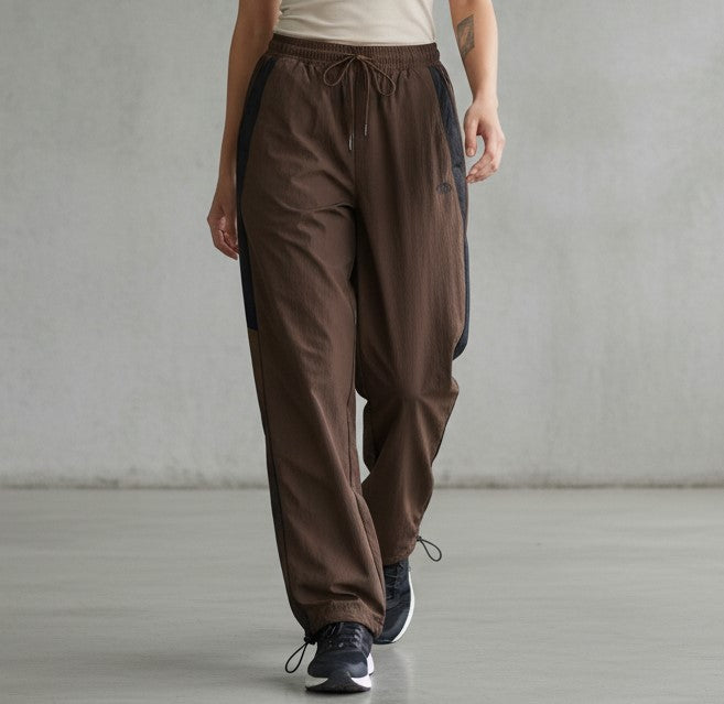 American Vintage Relaxed Wide Leg Black Sweatpants-Vyana Collective