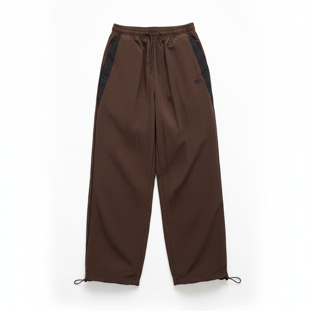 American Vintage Relaxed Wide Leg Black Sweatpants-Vyana Collective