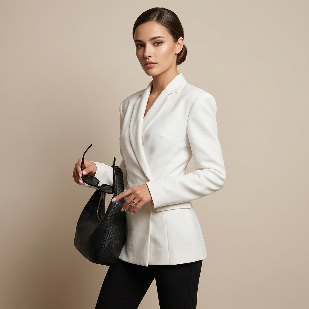 Backless Tailored Blazer-Vyana Collective