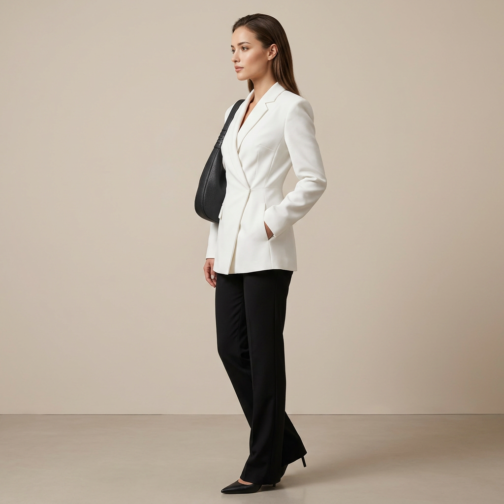 Backless Tailored Blazer-Vyana Collective