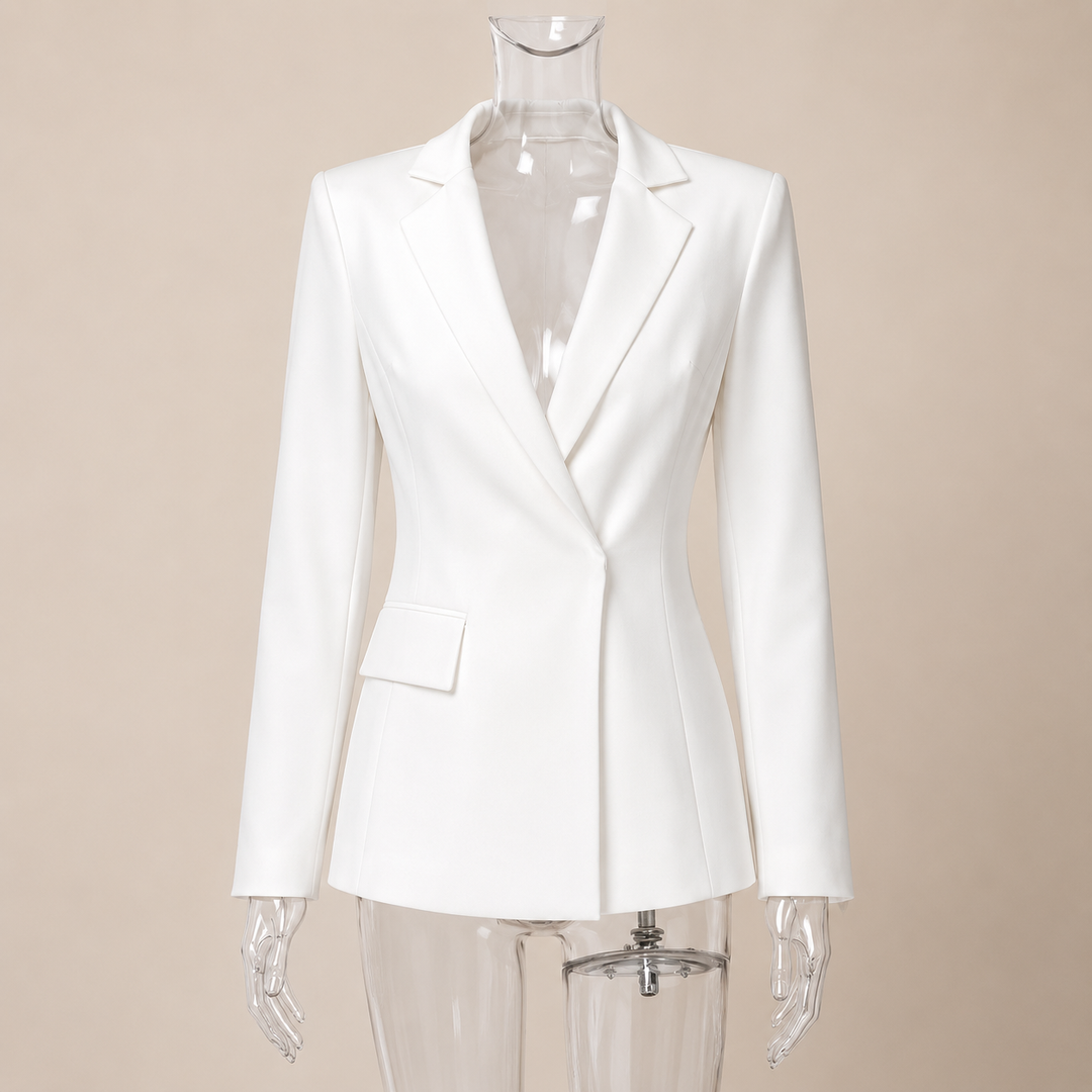 Backless Tailored Blazer-Vyana Collective