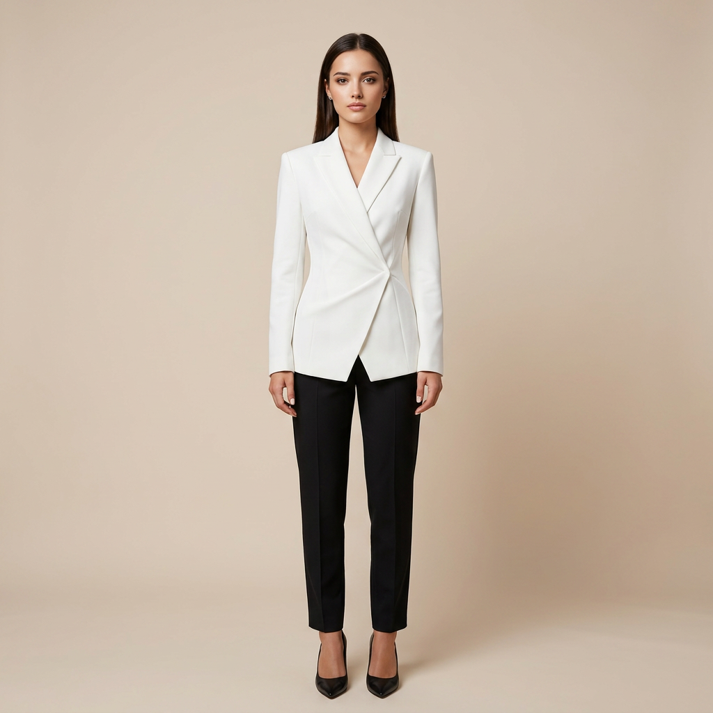 Backless Tailored Blazer-Vyana Collective