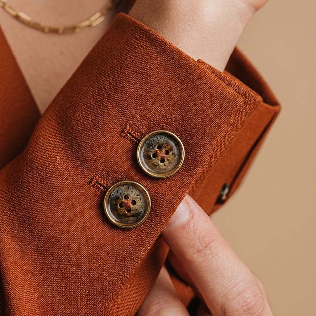 Caramel Power Tailored Single-Breasted 2-Piece Suit-Vyana Collective