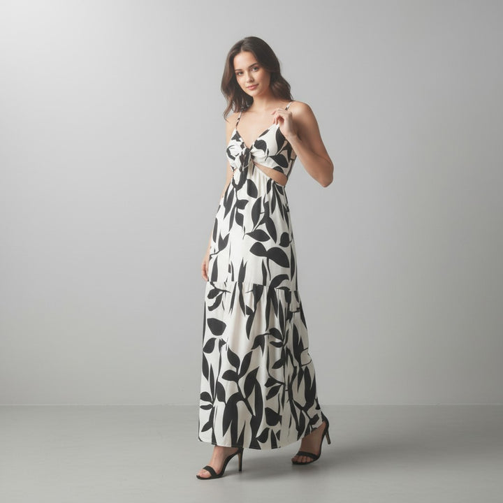 Chic Floral Camisole Slip Dress-Vyana Collective
