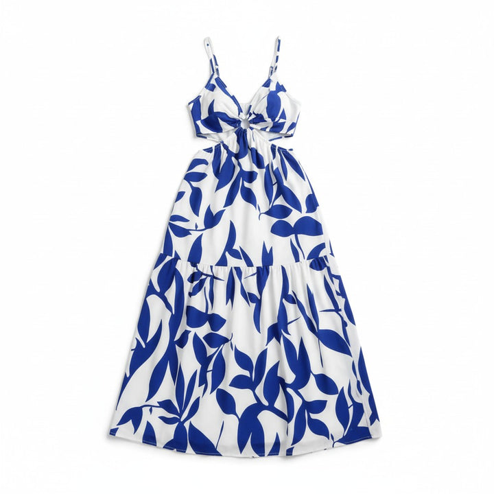 Chic Floral Camisole Slip Dress-Vyana Collective