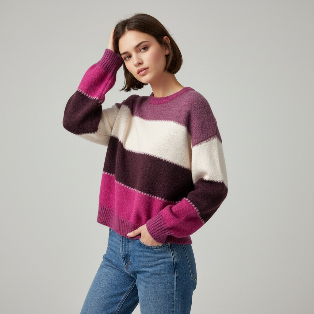 Chic Knit Sweater-Vyana Collective