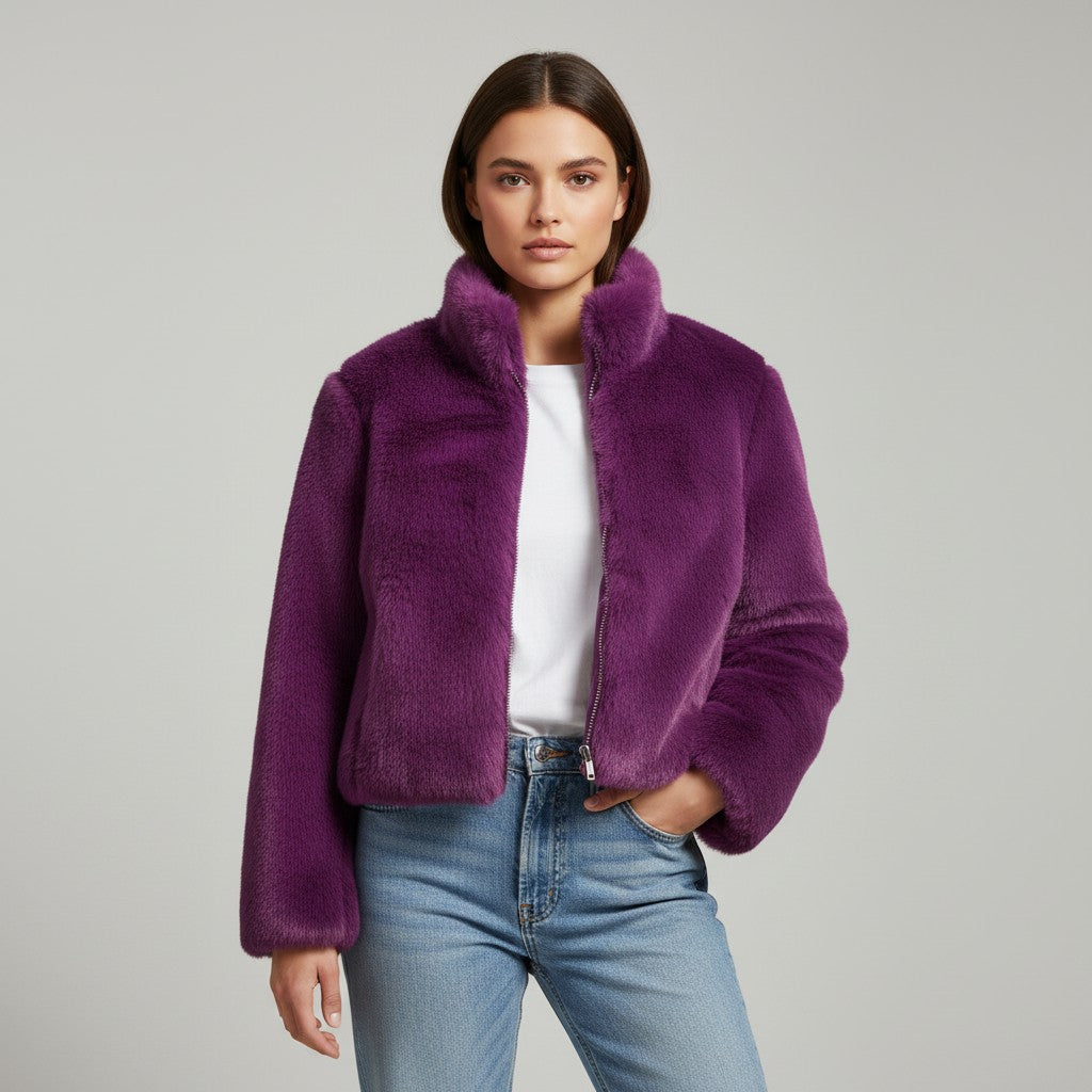 Cozy Autumn Jacket for Women-Vyana Collective