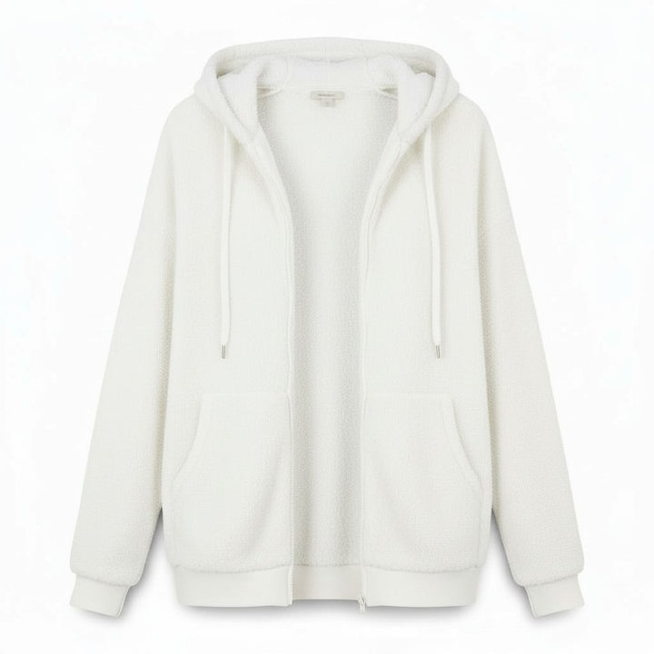 Cozy Color-Block Hooded Jacket for Women-Vyana Collective