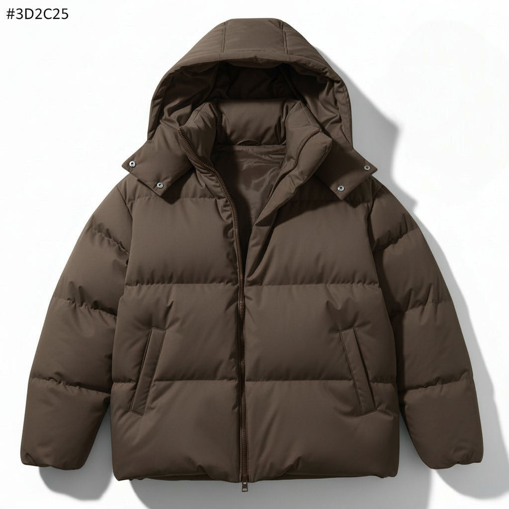 Cozy Winter Parka Removable Hood Jacket-Vyana Collective