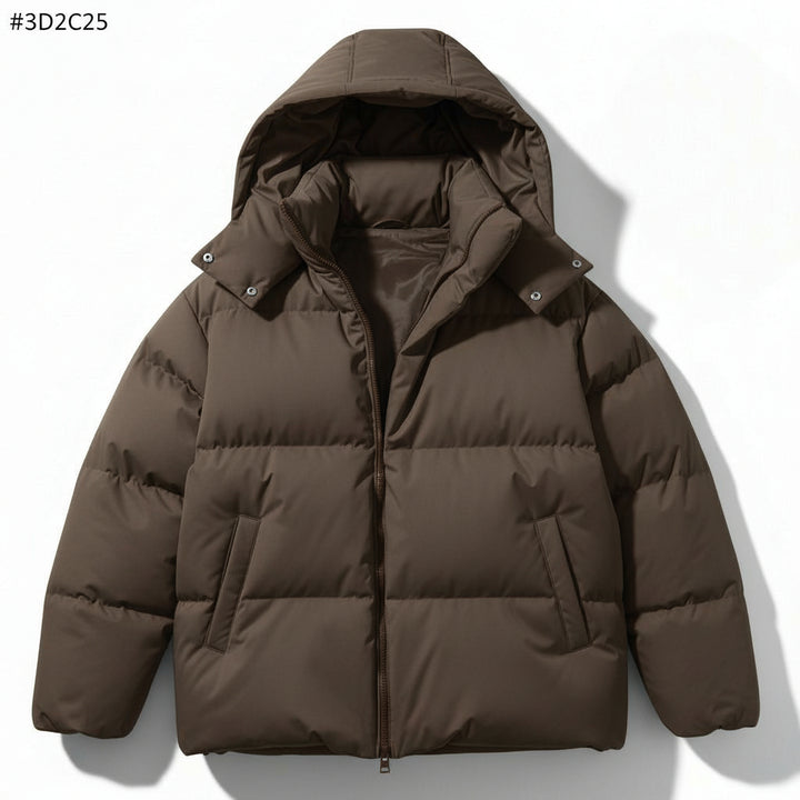 Cozy Winter Parka Removable Hood Jacket-Vyana Collective