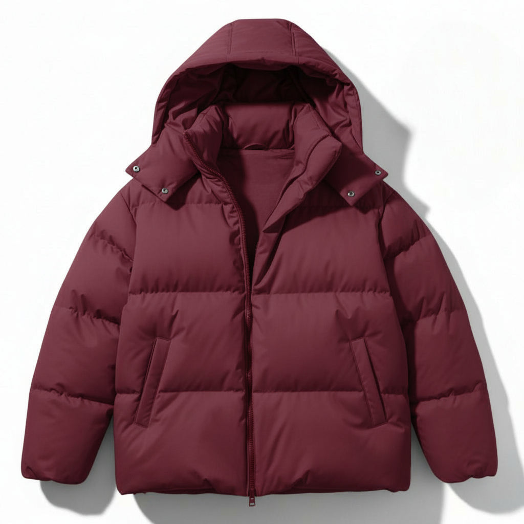 Cozy Winter Parka Removable Hood Jacket-Vyana Collective