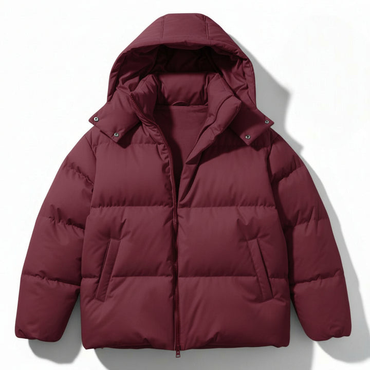 Cozy Winter Parka Removable Hood Jacket-Vyana Collective