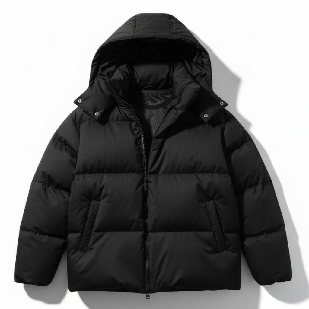 Cozy Winter Parka Removable Hood Jacket-Vyana Collective