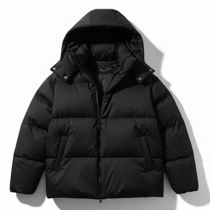 Cozy Winter Parka Removable Hood Jacket-Vyana Collective