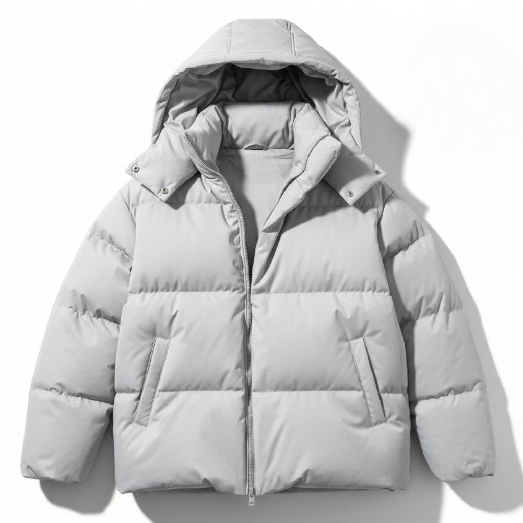 Cozy Winter Parka Removable Hood Jacket-Vyana Collective