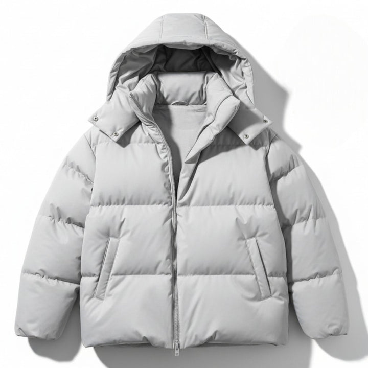 Cozy Winter Parka Removable Hood Jacket-Vyana Collective