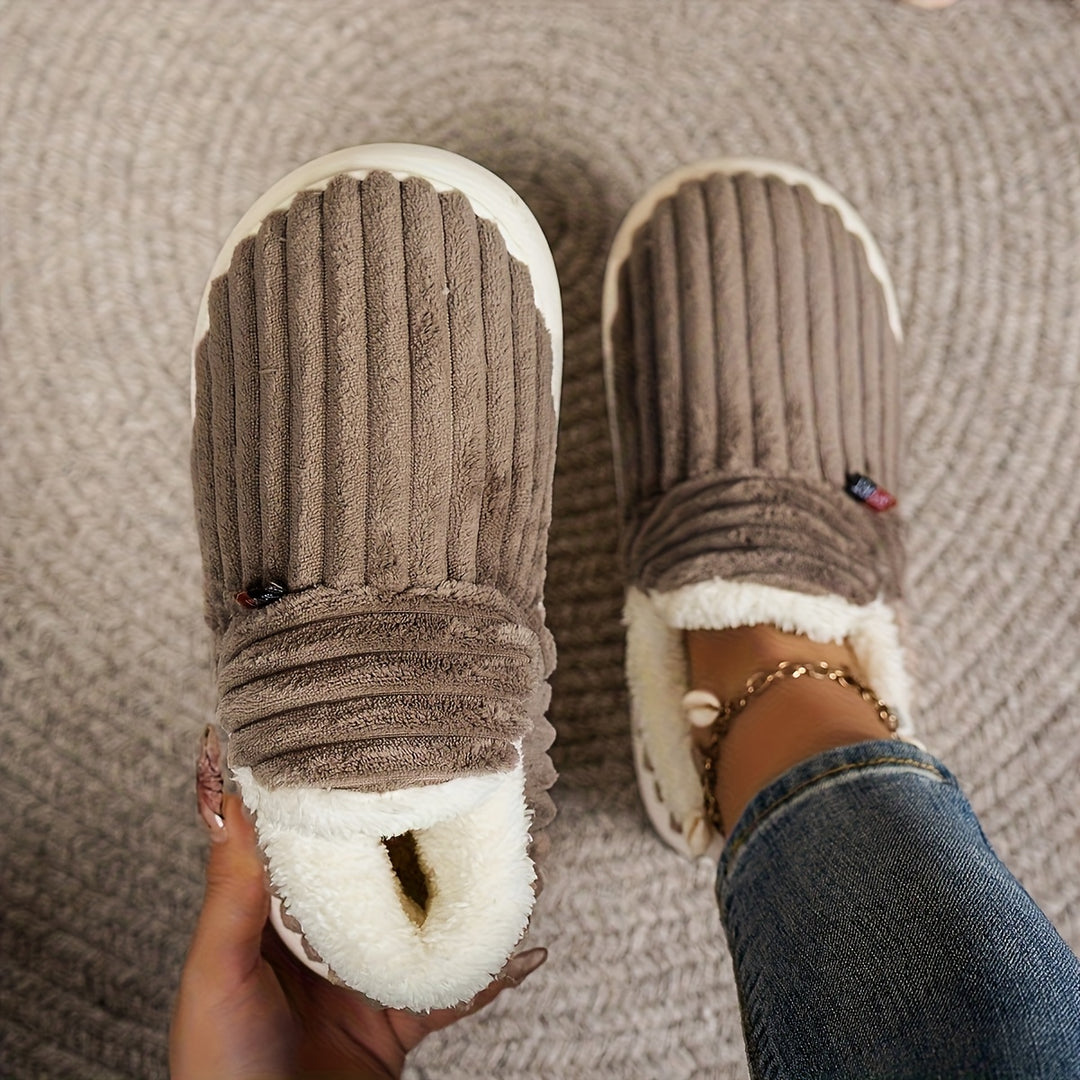Cozy Winter Thermal Anti-Slip Slipper Boots-Vyana Collective