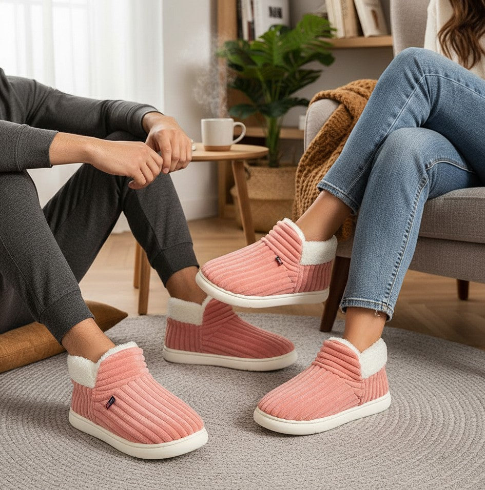Cozy Winter Thermal Anti-Slip Slipper Boots-Vyana Collective