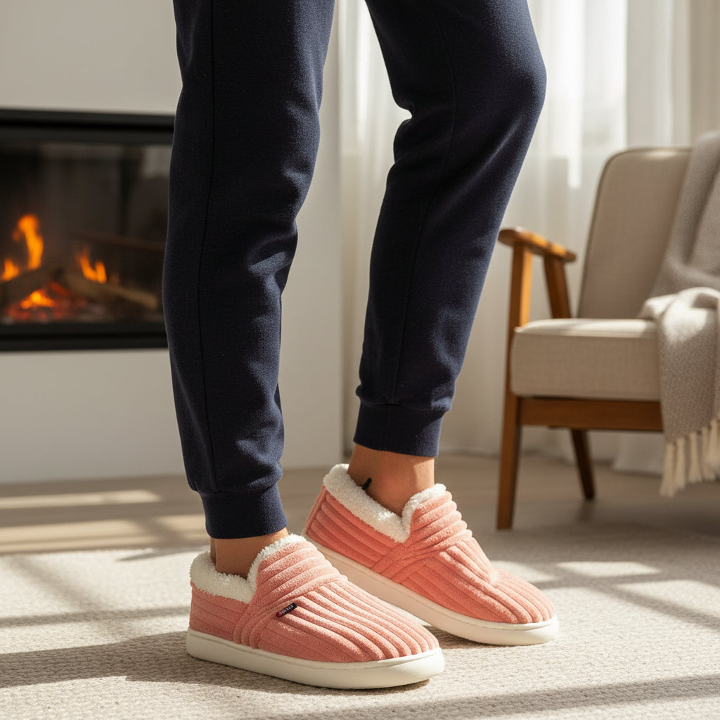 Cozy Winter Thermal Anti-Slip Slipper Boots-Vyana Collective