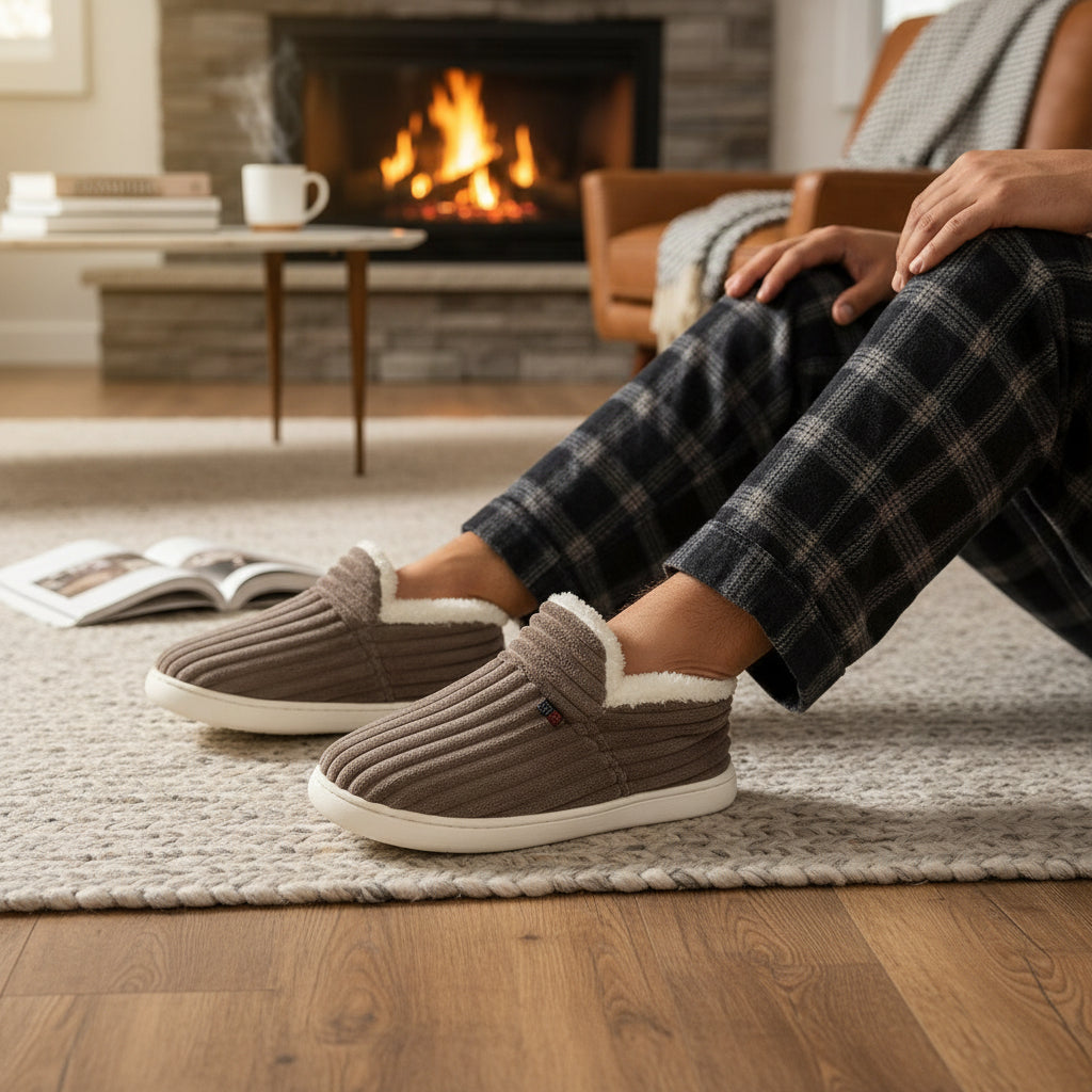 Cozy Winter Thermal Anti-Slip Slipper Boots-Vyana Collective
