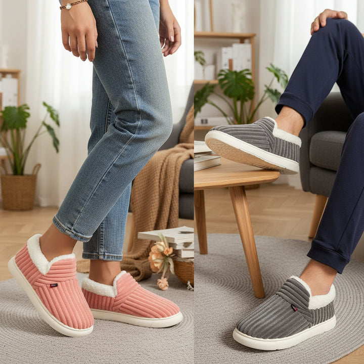 Cozy Winter Thermal Anti-Slip Slipper Boots-Vyana Collective
