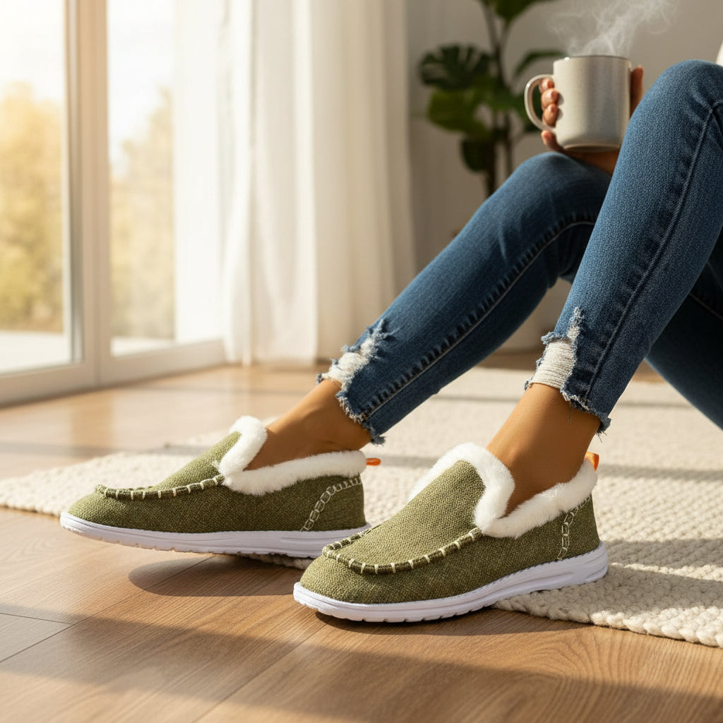 Cozy Women's Slip-On Shoes-Vyana Collective