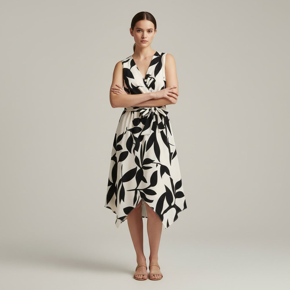Cross Neck Fitted Beach Mini Dress-Vyana Collective