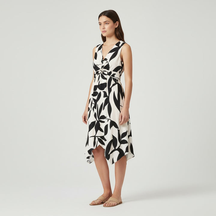 Cross Neck Fitted Beach Mini Dress-Vyana Collective