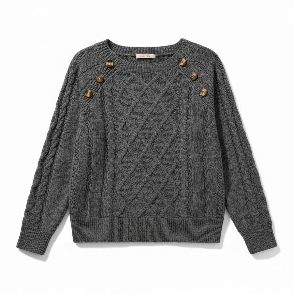 Elegant Knit Women’s Sweater-Vyana Collective
