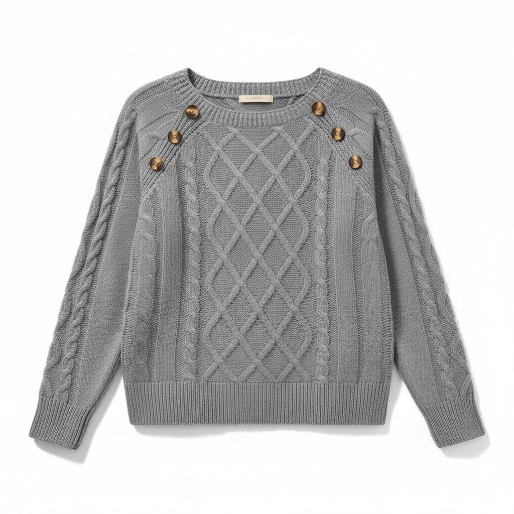 Elegant Knit Women’s Sweater-Vyana Collective