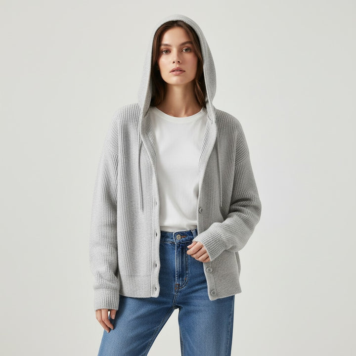 Gentle Elegant Style Sweater Coat For Women-Vyana Collective