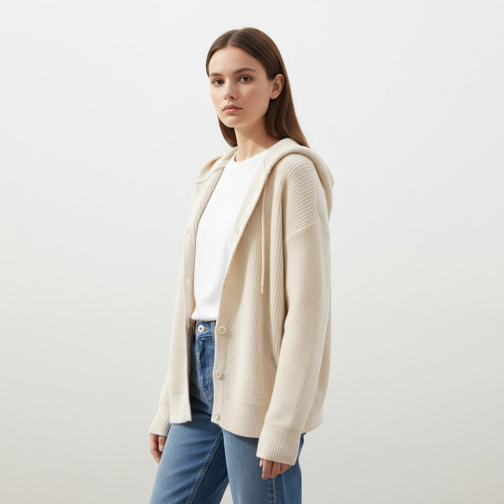 Gentle Elegant Style Sweater Coat For Women-Vyana Collective
