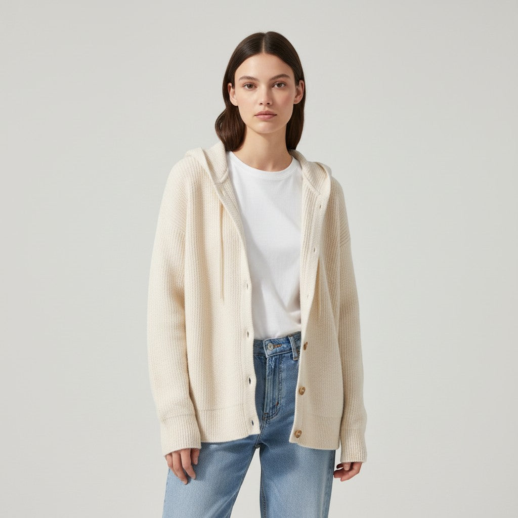 Gentle Elegant Style Sweater Coat For Women-Vyana Collective