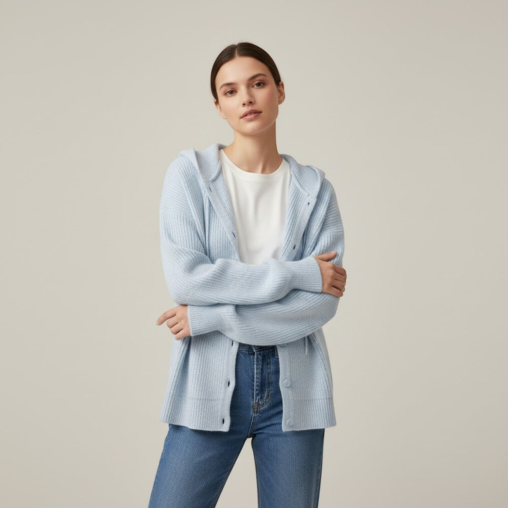 Gentle Elegant Style Sweater Coat For Women-Vyana Collective