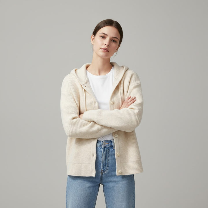 Gentle Elegant Style Sweater Coat For Women-Vyana Collective