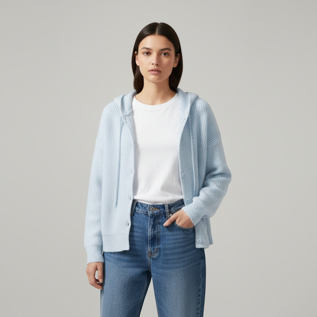 Gentle Elegant Style Sweater Coat For Women-Vyana Collective