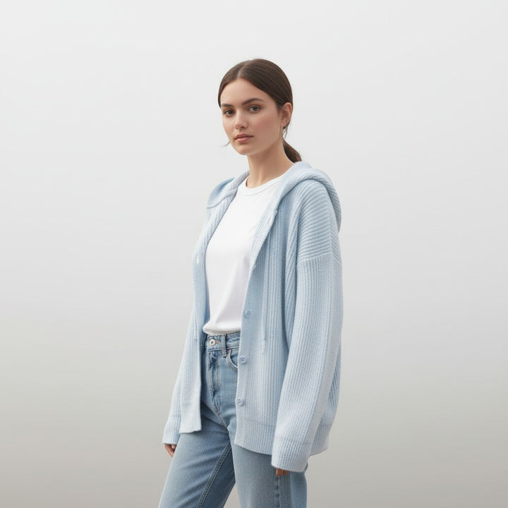 Gentle Elegant Style Sweater Coat For Women-Vyana Collective